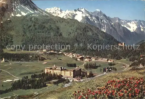 Maloja GR Panorama / Maloja Graubuenden /Bz. Maloja