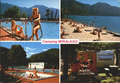 Tenero Camping Miralago Strandpartie / Tenero /Bz. Locarno