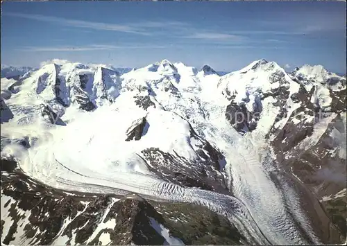 Bernina Massiv mit Gletscher Kat. Bernina