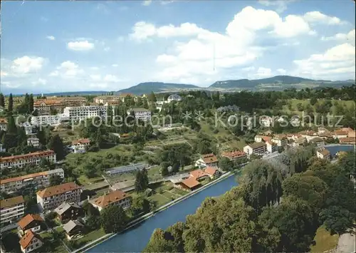 Bern BE Diakonissenhaus Salemspital Schwesternhaeuser Fliegeraufnahme Kat. Bern