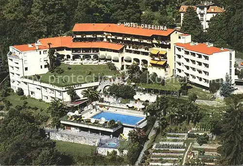 Orselina TI Hotel Orselina Fliegeraufnahme / Orselina /Bz. Locarno