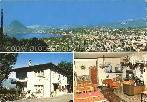 Viganello Lugano Totalansicht Hotel Restaurant Panorama  Kat. Viganello