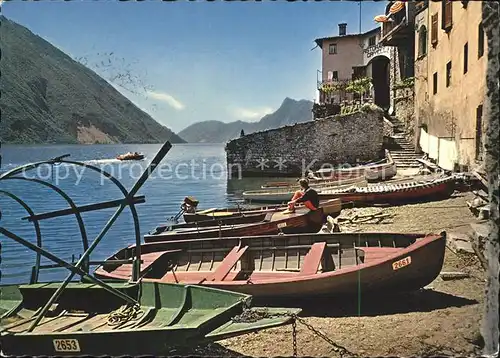 Gandria Lago di Lugano Il Ticino pittoresco Kat. Gandria