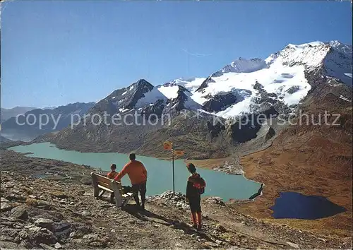 Bernina Luftseilbahn Funivia Piz Lagalb Lago Bianco Nero und Cambrena Gletscher Kat. Bernina