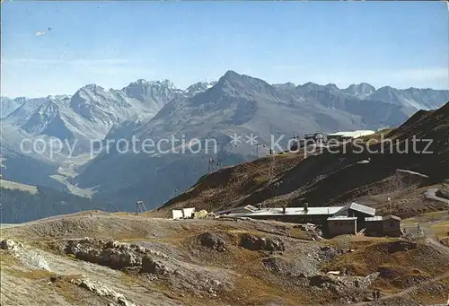 Davos GR Strelapass Sertiger Berge und Piz Kesch Kat. Davos