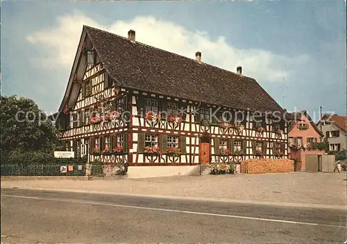 Rafz Gasthaus zum goldenen Kreuz Kat. Rafz