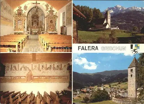 Falera Alte Kirche San Remigius Inneres Kat. Falera