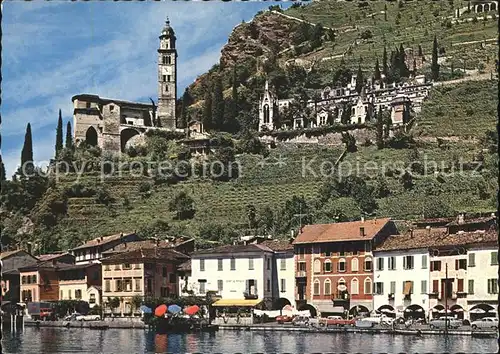 Morcote TI Teilansicht Kirche / Morcote /Bz. Lugano