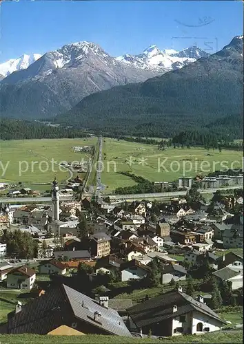 Samedan Panorama Kat. Samedan