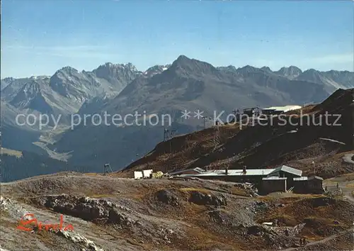 Davos GR Strelapass Sertiger Berge und Piz Kesch Kat. Davos