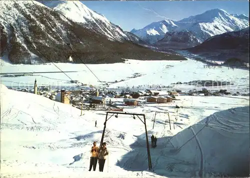 Samaden Panorama Skilift Kat. Maloja