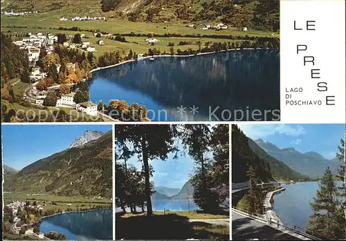 Le Prese Lago di Poschiavo Teilansichten Kat. Le Prese