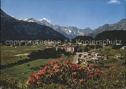 Maloja GR Mit Majola Palace / Maloja Graubuenden /Bz. Maloja