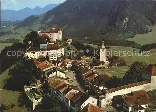 Gruyeres FR Cite historique pres Bulle Kat. Gruyeres