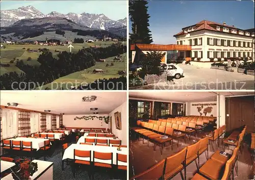 Hemberg SG Panorama Missionshaus Alpenblick Speisesaal Aula / Hemberg /Bz. Toggenburg