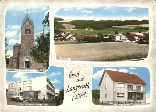 Lanzerath Bad Muenstereifel Kirche Houverath Ferienheim Cafe / Bad Muenstereifel /Euskirchen LKR