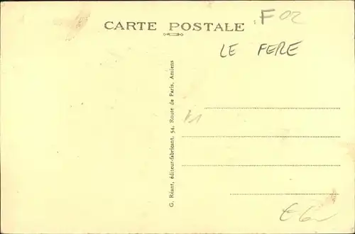 La Fere Aisne La Fere Aisne Moulin * / La Fere /Arrond. de Laon