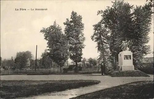 La Fere Aisne La Fere Monuement * / La Fere /Arrond. de Laon