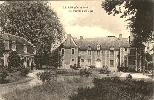 Le Pin Calvados Le Pin Chateau Pin * / Le Pin /Arrond. de Lisieux