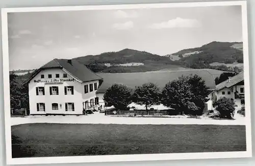 Anger Chiemgau Gasthof Alpenhof ungelaufen ca. 1955 / Anger /Berchtesgadener Land LKR