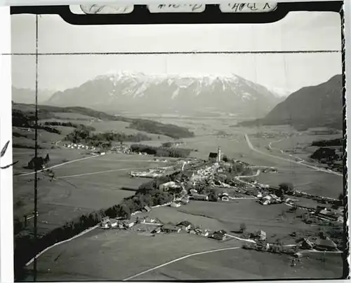 Anger Chiemgau Fliegeraufnahme o 1972 / Anger /Berchtesgadener Land LKR