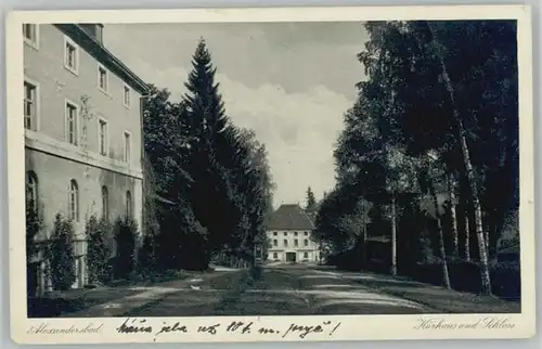 Bad Alexandersbad Kurhaus Schloss * 1890-1920 / Bad Alexandersbad /Wunsiedel LKR