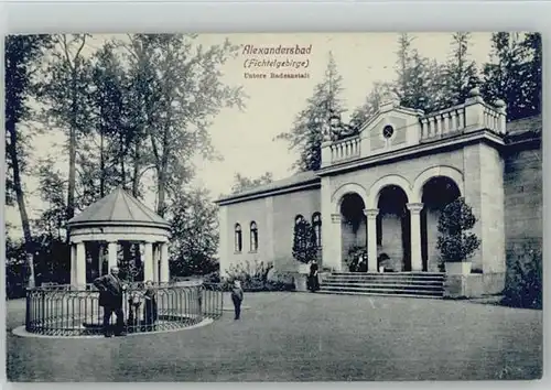Bad Alexandersbad Badeanstalt * 1890-1920 / Bad Alexandersbad /Wunsiedel LKR