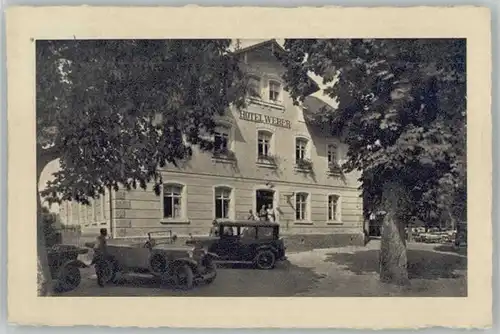 Bad Alexandersbad Hotel-Pension Weber x 1890-1920 / Bad Alexandersbad /Wunsiedel LKR