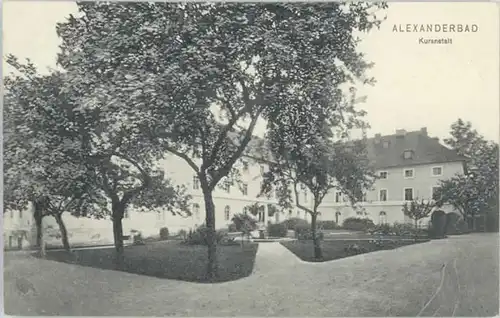 Bad Alexandersbad Kuranstalt x 1910 / Bad Alexandersbad /Wunsiedel LKR