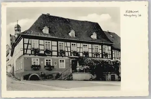 Koenigsberg Bayern Gasthof Goldener Stern * / Koenigsberg i.Bay. /Hassberge LKR