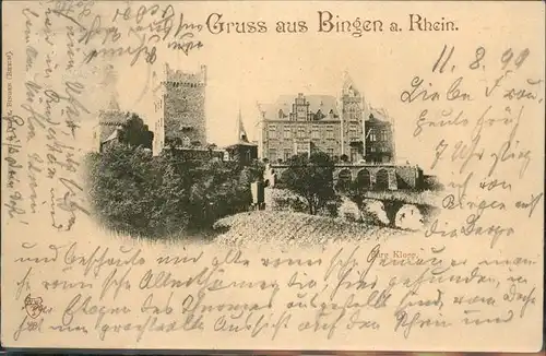 Bingen Rhein Burg klopp / Bingen am Rhein /Mainz-Bingen LKR