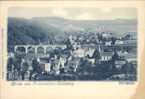 Lichtenstein-Callnberg Lichtenstein-Callberg Roedlitztal Viadukt * / Lichtenstein Sachsen /Zwickau LKR