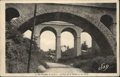 La Frette Saone-et-Loire La Frette Rue Vallee Ponts * / La Frette /Arrond. de Louhans