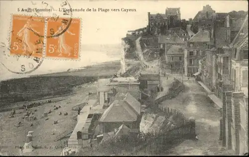 Ault Somme Esplanade Plage Cayeux x / Ault /Arrond. d Abbeville