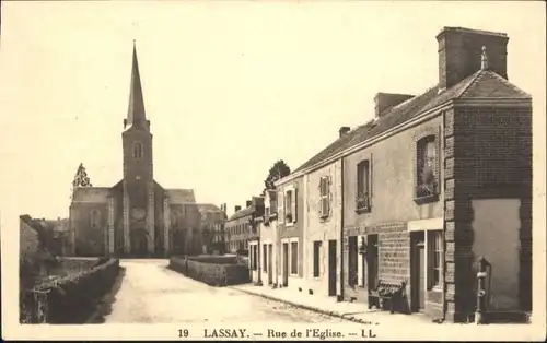 Lassay-les-Chateaux Rue Rglise * / Lassay-les-Chateaux /Arrond. de Mayenne