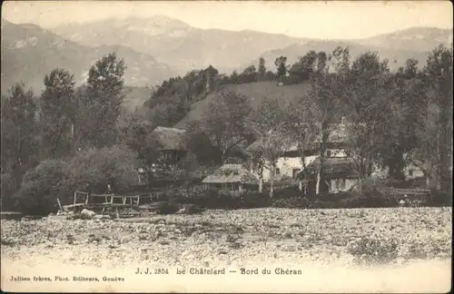 Le Chatelard Savoie Le Chatelard Bord du Cheran x / Le Chatelard /Arrond. de Chambery