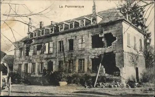 La Pommeraye Calvados La Pommeraye Zerstoerung x / La Pommeraye /Arrond. de Caen