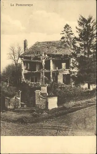 La Pommeraye Calvados La Pommeraye Zerstoerung x / La Pommeraye /Arrond. de Caen