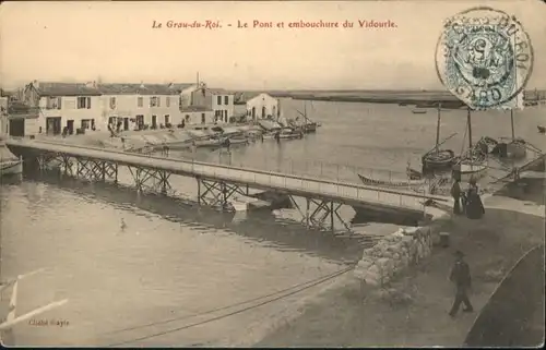 Le Grau-du-Roi Gard Le Grau-du-Roi Pont Embouchure Vidourle x / Le Grau-du-Roi /Arrond. de Nimes