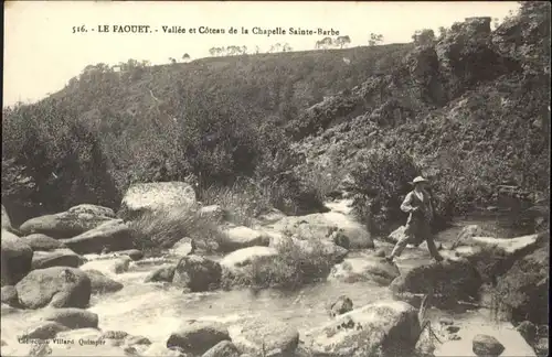 Le Faouet Morbihan Le Faouet Vallee Coteau Chapelle Sainte Barbe * / Le Faouet /Arrond. de Pontivy