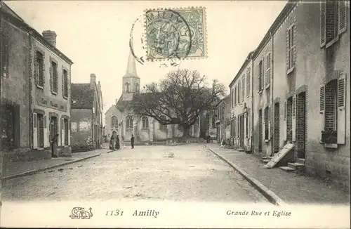 Amilly Loiret Grande Rue Eglise x / Amilly /Arrond. de Montargis