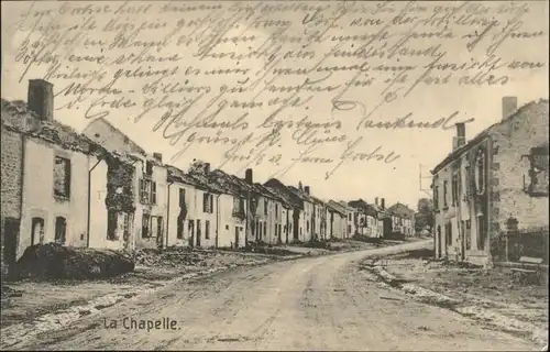 La Chapelle-au-Moine La Chapelle Zerstoerung * / La Chapelle-au-Moine /Arrond. d Argentan