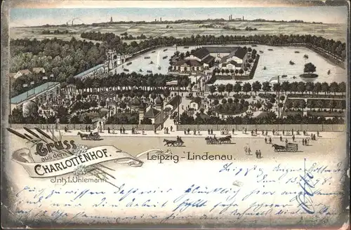 Lindenau Leipzig Kutsche Charlottenhof / Leipzig /Leipzig Stadtkreis