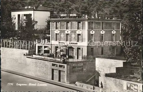 Lugano TI Hotel Luzern Kat. Lugano