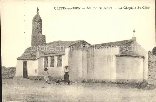 Sete Herault Mont Saint-Clair Chapelle Cette sur Mer  / Sete /Arrond. de Montpellier