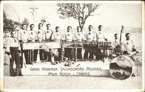 Cannes Alpes Maritimes Grand Marimba Salvadorena Atlacatl Palm Beach Kat. Cannes