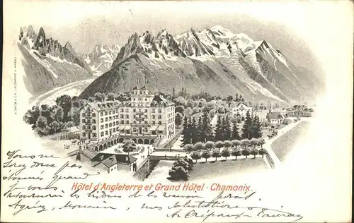 Chamonix Hotel d  Angeleterre et Grand Hotel Kat. Chamonix Mont Blanc