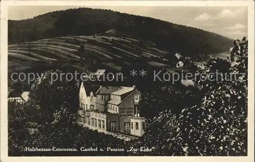 Holzhausen Externsteine Hotel Pension Zur Eiche Kat. Horn Bad Meinberg