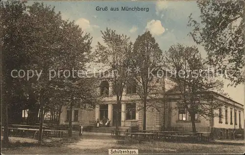 Muenchberg Oberfranken Schuetzenhaus / Muenchberg /Hof LKR