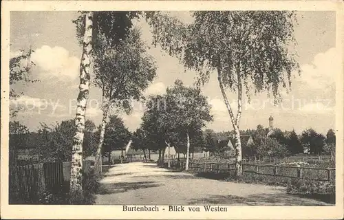 Burtenbach Blick von Westen Kat. Burtenbach